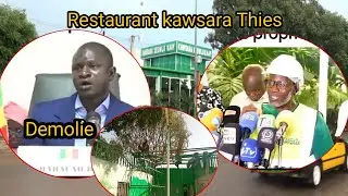 😱 Démolition du restaurant Kawsara à Thiès : le propriétaire sort enfin de sa réserve !