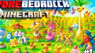 ADVENTURE Begin's (Part-1) 🎮 PIXELMON SERIES ⚡ | Pokebedrock server part 1