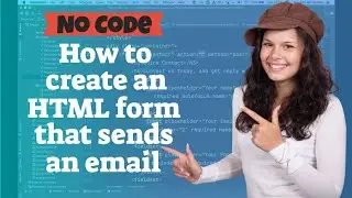 How to create an HTML form that sends an email when submitted without writing any code?