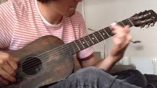 Mississippi Delta Blues on 100 year-old Guitar