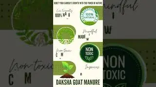 🌿 Introducing Daksha Goat Manure Organic Fertilizer 2 kgs - Daksha Chachiyawas Bakri Khaad! #organic