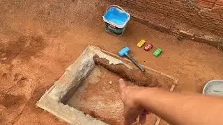 I built a small pool in my backyard.