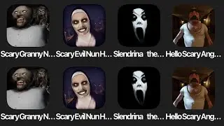 Scary Granny Nun, Scary Evil Nun, Slendrina the Cellar, Hello Scary Neighbor Game ASMR iOS,Android