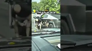 Road Raging Man Attacks Cybertruck Driver