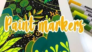 РИСОВАТЬ МАРКЕРАМИ?! // Маркеры и акварельные блокноты Arteza Paint