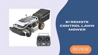 S1 Remote Control Lawn Mower | 0.75 Acre, Multi-Function, Adjustable Height