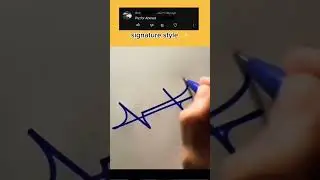 Ahmed name signature | A signature style #ahmad #signature #calligraphy #logo #shorts #trending