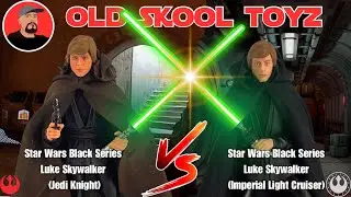 Star Wars Black Series: Luke Skywalker (Jedi Knight) vs Luke Skywalker (Imperial Light Cruiser)