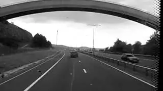 Driving across North Wales A55 to Holyhead