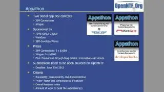 OpenNTF Webinar 05/07/13: OpenNTF - The IBM Collaboration Solutions App Dev Community