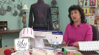 Learn about bobbin work on It’s Sew Easy with Joanne Banko (912-3)