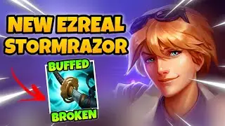 EZREAL WILD RIFT BUILD WITH NEW STORMRAZOR IS INSANE BROKEN