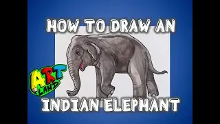 How to Draw an INDIAN ELEPHANT