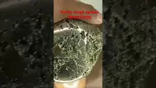 Pyrite rough sphere #trending #univers #youtubeshorts #gemstone #viral