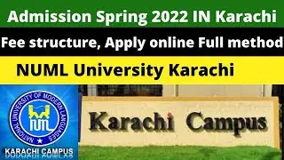 NUML university Karachi || admission spring 2022 || Short courses in Numl || apply online || 2022