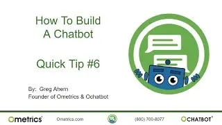 How to Build an AI Chatbot Quick Tips #6