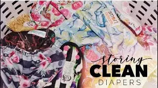 LAZY CLOTH DIAPER STORAGE: How I Store My Diapers