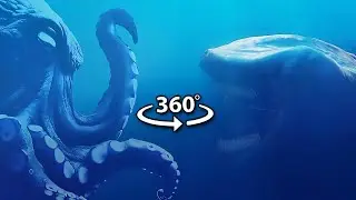 360&deg; VR El Gran Maja vs KRAKEN sea monster | Who Would Win?!