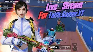 BGMI Rank push Erangal Map and Ace Master Faith Gamer YT Live Stream