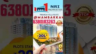 Proudly Launching RAKSHA GARDEN@MambakkamPre booking @ 2599/sqft#nriproperties #mambakkam#realestate