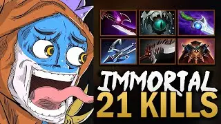 Slark Gameplay with Abyssal and Shadow Blade - Dota 7.40