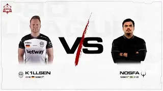 k1llsen vs nosfa - Quake Pro League - Week 4