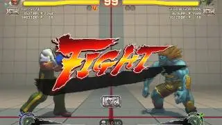 Ultra street fighter IV Dudley(flat cat 24) vs Blanka(GEDOW GORIMAN)