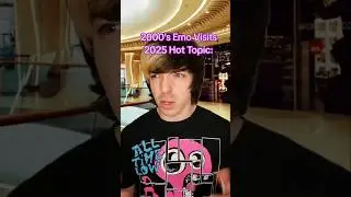 2000's Emo Visits 2025 Hot Topic #emo #alternative #2000s #scene #hottopic