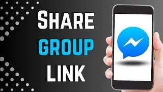 How To Share Messenger Group Link | Copy Messenger Group Link   Facebook Messenger App