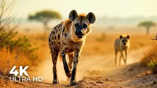 WILD ANIMALS 4K - Tranquil Wildlife Exploration With Soft Background Music