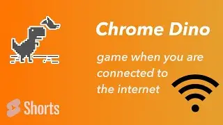 Chrome Dino | How to play when online? | The Dinosaur Game | 