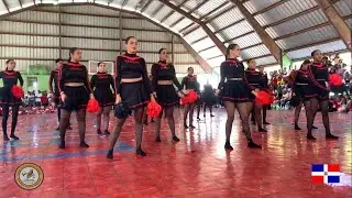 Presentación de la gimnasia rítmica del Politécnico María A. Holguín M. independencia nacional 2023.