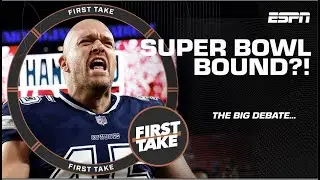 SUPER BOWL BOUND for the Dallas Cowboys?! First Take debates 🔥 👀