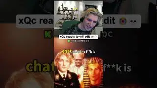 xQc reacts to another ice wall edit 😭💀 #xqc #vrilshorts #streamer