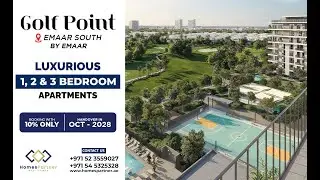 Golf Point at Emaar South | Spacious 1, 2 & 3 Bedroom apartment By Emaar
