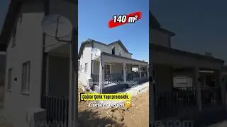 PREFABRİK &Ccedil;ELİK EV TURU VE FİYATI (140 m&sup2;) 4 oda 1 salon Bu Yeni ev bu sabah yayında olacak