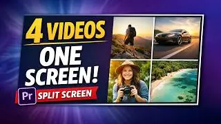 How to Split Screen 4 Videos in Adobe Premiere Pro