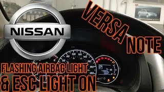 Nissan Versa Note Flashing Airbag Light(B00A0)
