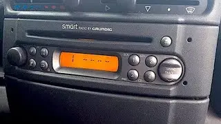Как разблокировать магнитолу Smart?  Разблокировка штатной магнитолы Smart ForTwo