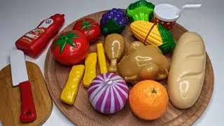 Satisfying video / how to cutting vegetables and fruit / fast food cutting ASMR