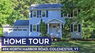 Vermont Home Tour | Extensively Renovated Colchester Colonial | Vermont Homes for Sale