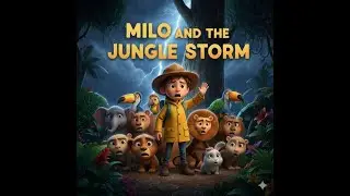 Milo and the Jungle Storm 🌪️ | Scary Jungle Adventure Cartoon for Kids