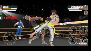 Tag Team Karate Fighting Games: Me V/S White Master & Maoo  Gameplay Knock Out Round