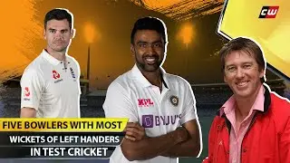 Five bowlers with most wickets of left handers in test cricket | Cricwizz