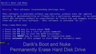 Formater un disque dur de fa&ccedil;on irr&eacute;versible avec DBAN
