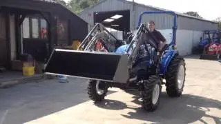 Compact Tractor Bucket by Evans & Reid - On Land Legend Tractor