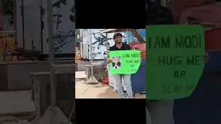 Bloopers - Modi Hug or Slap | Social experiment | Entertainment | #tamil #chennai #prank #modi
