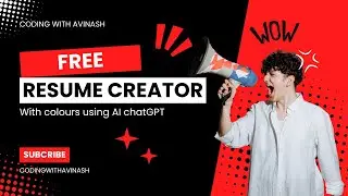How to create resume using AI for free | Free resume creator | Free resume using AI