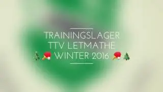 TTV Letmathe Trainingslager Winter 2016
