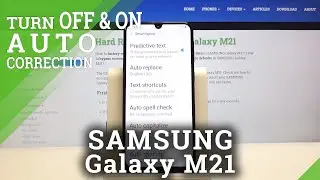 How to Enter Auto Correction Options in SAMSUNG Galaxy M21 &ndash; Find Correction